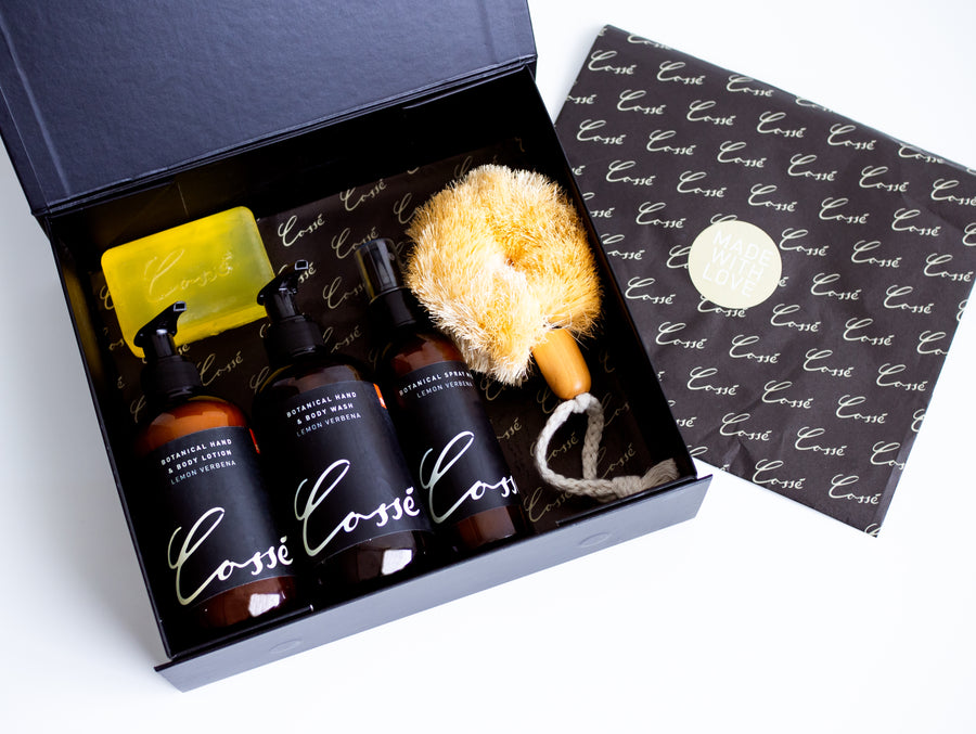 Beauty Hamper with Body Brush