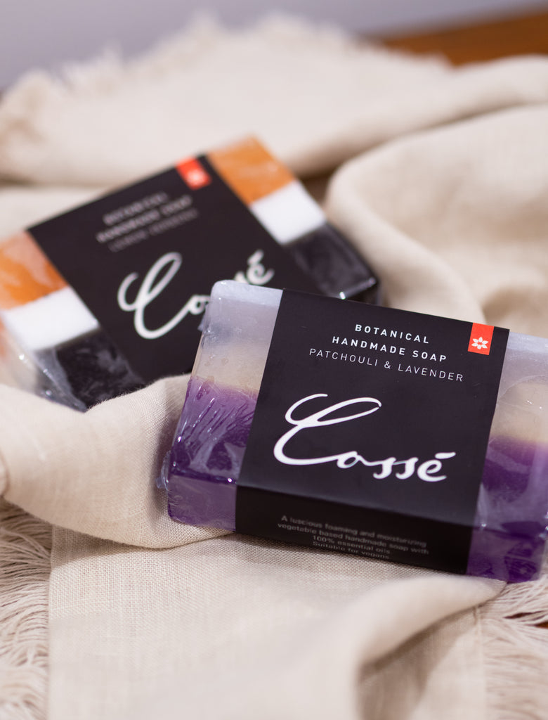 Patchouli & Lavender Botanical Stripy Soap - Cossé